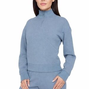 Infinity Women's S Activewear Sweatshirt Teal H1015